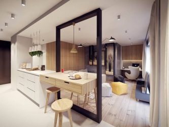 Interior da cozinha combinado com a sala de estar (mais de 180 fotos): truques de design e segredos de posicionamento
