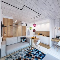 Interior da cozinha combinado com a sala de estar (mais de 180 fotos): truques de design e segredos de posicionamento