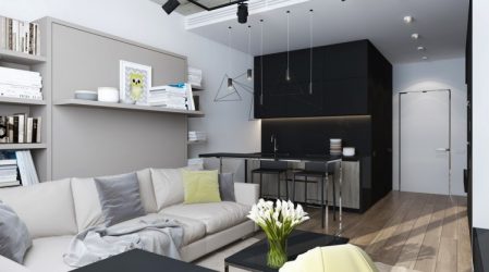 Interior da cozinha combinado com a sala de estar (mais de 180 fotos): truques de design e segredos de posicionamento