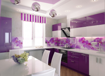 อาหารสีม่วง: วิญญาณที่น่าสนใจหรือรัศมีแห่งความสงบสุข? 170+ (Photos) สำหรับการออกแบบตกแต่งภายในไร้ที่ติ
