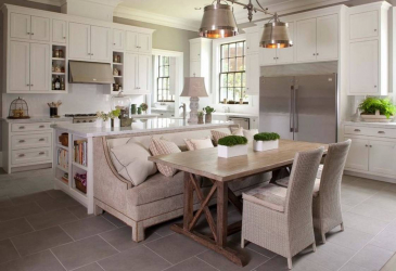 O conforto começa com uma kitchenette: mais de 140 Ideias Fotográficas para a cozinha (pequena, esquina, com um local para dormir)
