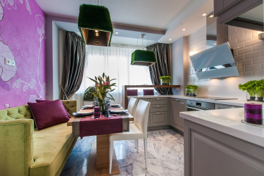 O conforto começa com uma kitchenette: mais de 140 Ideias Fotográficas para a cozinha (pequena, esquina, com um local para dormir)