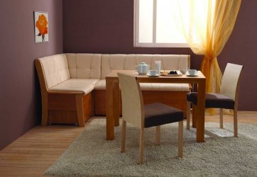 O conforto começa com uma kitchenette: mais de 140 Ideias Fotográficas para a cozinha (pequena, esquina, com um local para dormir)