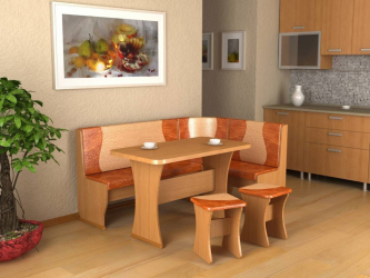 O conforto começa com uma kitchenette: mais de 140 Ideias Fotográficas para a cozinha (pequena, esquina, com um local para dormir)