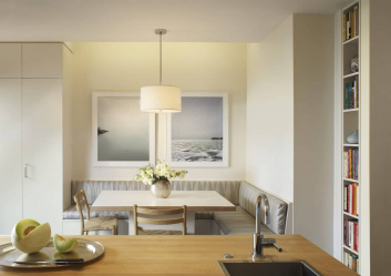 O conforto começa com uma kitchenette: mais de 140 Ideias Fotográficas para a cozinha (pequena, esquina, com um local para dormir)