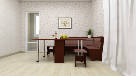 O conforto começa com uma kitchenette: mais de 140 Ideias Fotográficas para a cozinha (pequena, esquina, com um local para dormir)