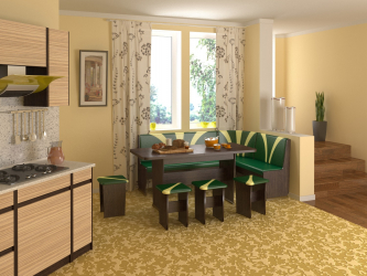 O conforto começa com uma kitchenette: mais de 140 Ideias Fotográficas para a cozinha (pequena, esquina, com um local para dormir)