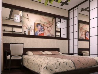 Design do apartamento no estilo japonês: Acalme sua casa. 220+ (Fotos) Interiores em quartos diferentes (cozinha, sala de estar, banheiro)