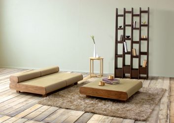 Design do apartamento no estilo japonês: Acalme sua casa. 220+ (Fotos) Interiores em quartos diferentes (cozinha, sala de estar, banheiro)