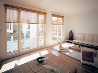 Design do apartamento no estilo japonês: Acalme sua casa. 220+ (Fotos) Interiores em quartos diferentes (cozinha, sala de estar, banheiro)