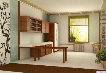 Design do apartamento no estilo japonês: Acalme sua casa. 220+ (Fotos) Interiores em quartos diferentes (cozinha, sala de estar, banheiro)