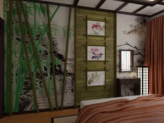 Design do apartamento no estilo japonês: Acalme sua casa.220+ (Fotos) Interiores em quartos diferentes (cozinha, sala de estar, banheiro)