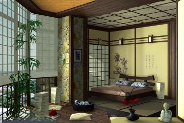 Design do apartamento no estilo japonês: Acalme sua casa. 220+ (Fotos) Interiores em quartos diferentes (cozinha, sala de estar, banheiro)