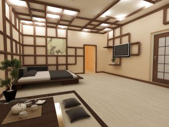 Design do apartamento no estilo japonês: Acalme sua casa. 220+ (Fotos) Interiores em quartos diferentes (cozinha, sala de estar, banheiro)