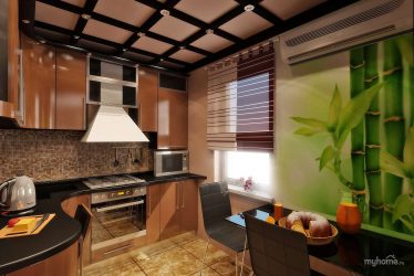 Design do apartamento no estilo japonês: Acalme sua casa. 220+ (Fotos) Interiores em quartos diferentes (cozinha, sala de estar, banheiro)