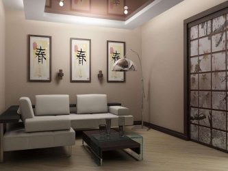 Design do apartamento no estilo japonês: Acalme sua casa. 220+ (Fotos) Interiores em quartos diferentes (cozinha, sala de estar, banheiro)