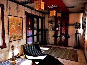 Design do apartamento no estilo japonês: Acalme sua casa. 220+ (Fotos) Interiores em quartos diferentes (cozinha, sala de estar, banheiro)