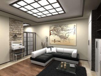 Design do apartamento no estilo japonês: Acalme sua casa. 220+ (Fotos) Interiores em quartos diferentes (cozinha, sala de estar, banheiro)