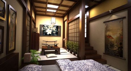 Design do apartamento no estilo japonês: Acalme sua casa. 220+ (Fotos) Interiores em quartos diferentes (cozinha, sala de estar, banheiro)