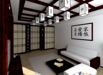 Design do apartamento no estilo japonês: Acalme sua casa. 220+ (Fotos) Interiores em quartos diferentes (cozinha, sala de estar, banheiro)