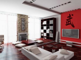 Design do apartamento no estilo japonês: Acalme sua casa. 220+ (Fotos) Interiores em quartos diferentes (cozinha, sala de estar, banheiro)