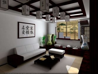 Design do apartamento no estilo japonês: Acalme sua casa. 220+ (Fotos) Interiores em quartos diferentes (cozinha, sala de estar, banheiro)