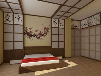 Design do apartamento no estilo japonês: Acalme sua casa. 220+ (Fotos) Interiores em quartos diferentes (cozinha, sala de estar, banheiro)