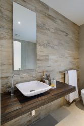 Laminate στο εσωτερικό στον τοίχο (100 + Design Photos): Κάνουμε μια μοντέρνα προφορά στο εσωτερικό!
