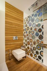 Laminate στο εσωτερικό στον τοίχο (100 + Design Photos): Κάνουμε μια μοντέρνα προφορά στο εσωτερικό!
