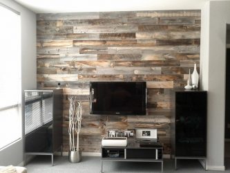 Laminate στο εσωτερικό στον τοίχο (100 + Design Photos): Κάνουμε μια μοντέρνα προφορά στο εσωτερικό!