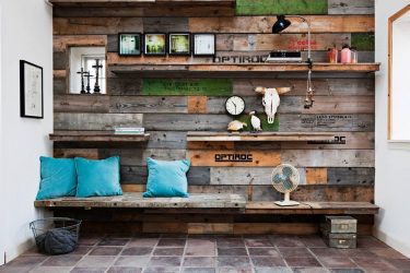 Laminate στο εσωτερικό στον τοίχο (100 + Design Photos): Κάνουμε μια μοντέρνα προφορά στο εσωτερικό!