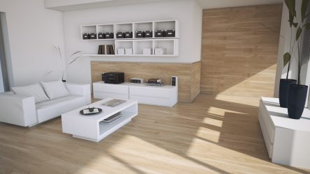 Laminate στο εσωτερικό στον τοίχο (100 + Design Photos): Κάνουμε μια μοντέρνα προφορά στο εσωτερικό!