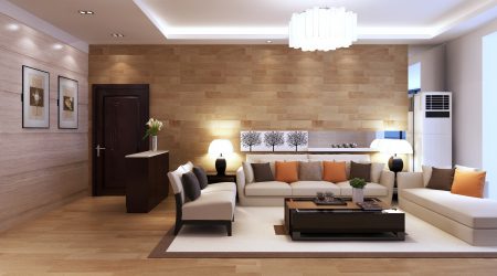 Laminate στο εσωτερικό στον τοίχο (100 + Design Photos): Κάνουμε μια μοντέρνα προφορά στο εσωτερικό!