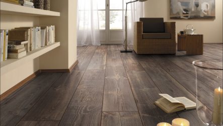 Laminate στο εσωτερικό στον τοίχο (100 + Design Photos): Κάνουμε μια μοντέρνα προφορά στο εσωτερικό!