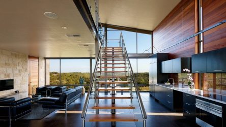 290+ Fotos de belas Opções de escadas para o segundo andar em uma casa particular (madeira, metal, concreto)