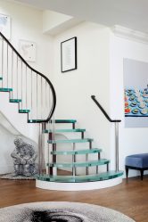 290+ Fotos de belas Opções de escadas para o segundo andar em uma casa particular (madeira, metal, concreto)