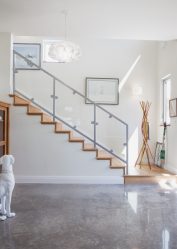 290+ Fotos de belas Opções de escadas para o segundo andar em uma casa particular (madeira, metal, concreto)