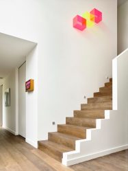 290+ Fotos de belas Opções de escadas para o segundo andar em uma casa particular (madeira, metal, concreto)