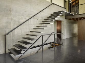 290+ Fotos de belas Opções de escadas para o segundo andar em uma casa particular (madeira, metal, concreto)