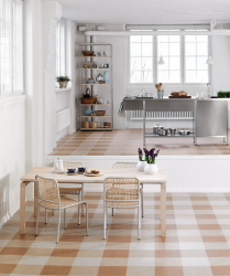 Linoleum no interior - uma solução simples e original como um revestimento de piso. 220+ (Fotos) Melhores ideias para sala de estar, cozinha, quarto