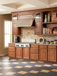 Linoleum no interior - uma solução simples e original como um revestimento de piso. 220+ (Fotos) Melhores ideias para sala de estar, cozinha, quarto