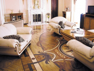 Linoleum no interior - uma solução simples e original como um revestimento de piso. 220+ (Fotos) Melhores ideias para sala de estar, cozinha, quarto