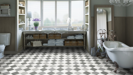 Linoleum no interior - uma solução simples e original como um revestimento de piso. 220+ (Fotos) Melhores ideias para sala de estar, cozinha, quarto