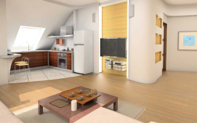 Linoleum no interior - uma solução simples e original como um revestimento de piso. 220+ (Fotos) Melhores ideias para sala de estar, cozinha, quarto