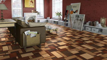 Linoleum no interior - uma solução simples e original como um revestimento de piso. 220+ (Fotos) Melhores ideias para sala de estar, cozinha, quarto