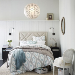 Lustres modernos no interior do quarto (mais de 190 fotos) - Como escolher um elemento de design brilhante para uma atmosfera tranquila?
