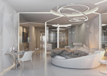 Lustres modernos no interior do quarto (mais de 190 fotos) - Como escolher um elemento de design brilhante para uma atmosfera tranquila?