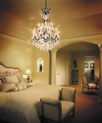 Lustres modernos no interior do quarto (mais de 190 fotos) - Como escolher um elemento de design brilhante para uma atmosfera tranquila?