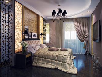 Lustres modernos no interior do quarto (mais de 190 fotos) - Como escolher um elemento de design brilhante para uma atmosfera tranquila?