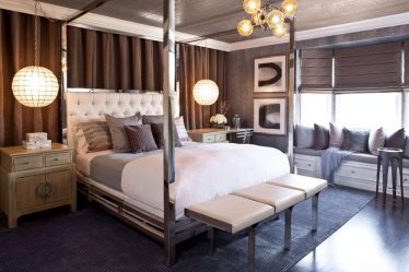Lustres modernos no interior do quarto (mais de 190 fotos) - Como escolher um elemento de design brilhante para uma atmosfera tranquila?
